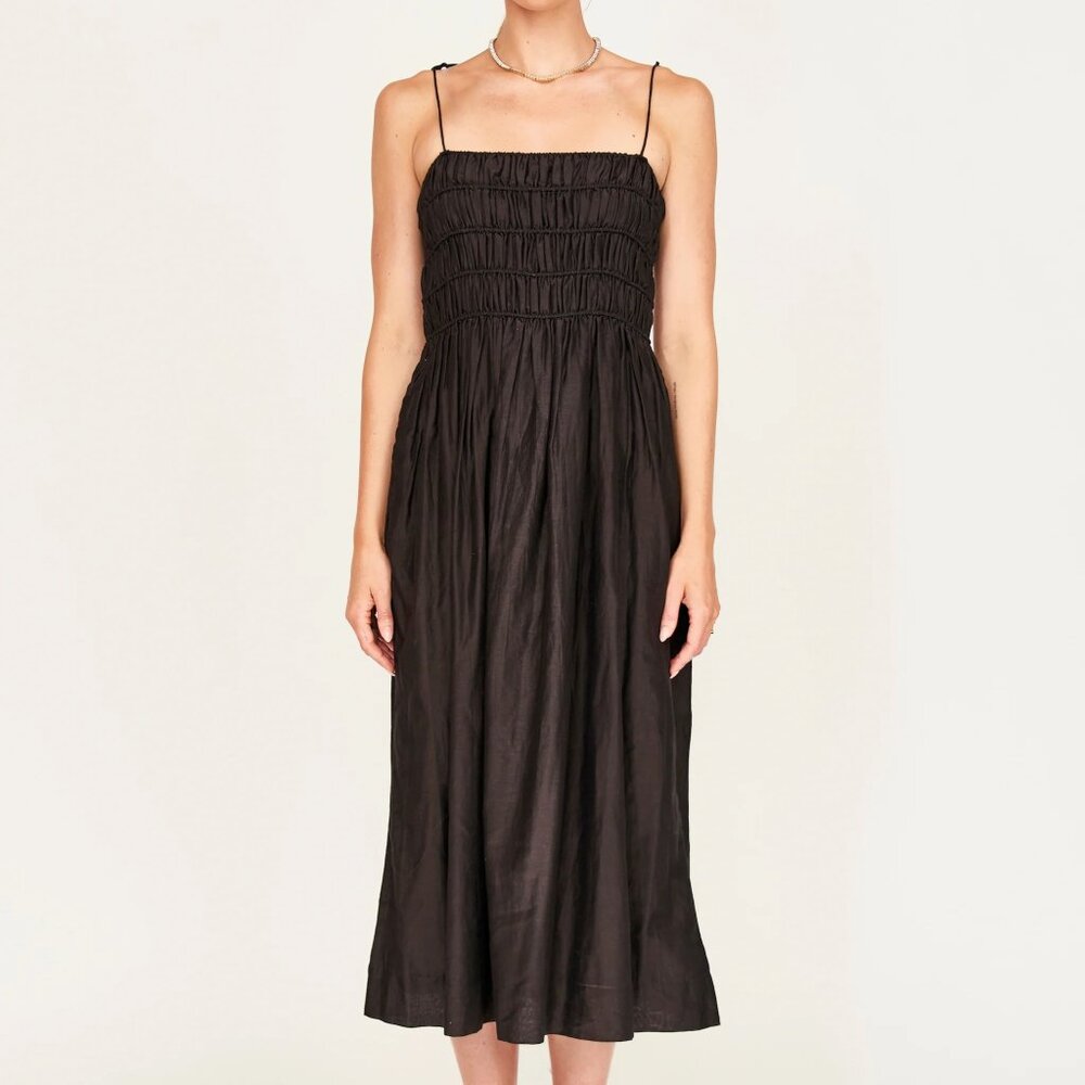 Mirth Caftans Puglia Dress in Black